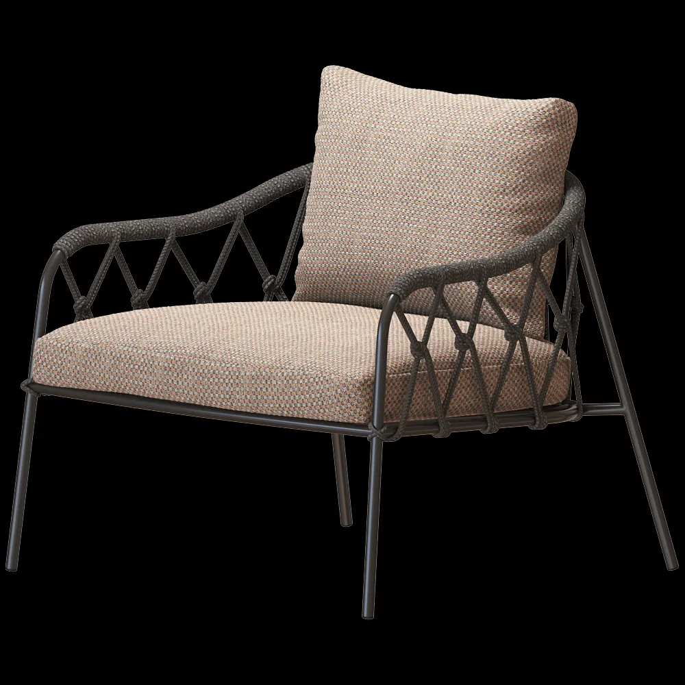 Alma design – Outdoor armchair Scala 3ds Max