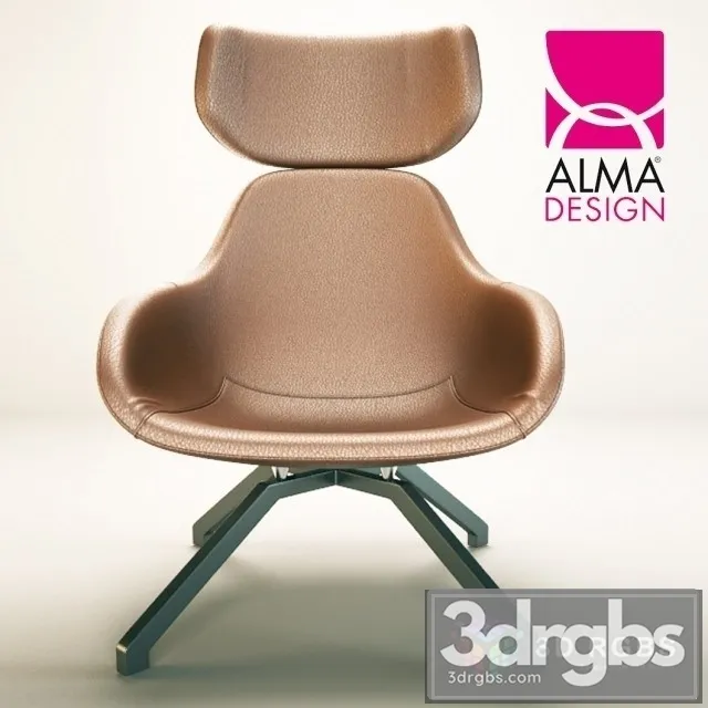 Alma Design X2 Big Armchair 3dsmax Download