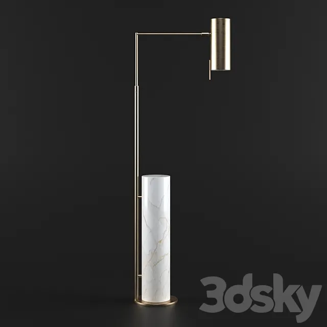 Alma Floor Lamp 3ds Max