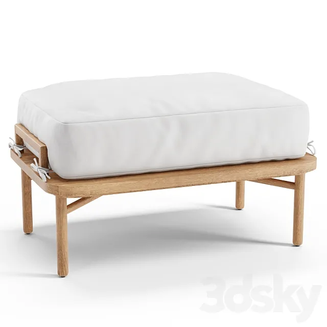 Alma ottoman 3ds Max