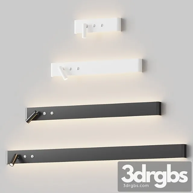 Almara Modern Bedside Wall Lamp Sconce 2 3dsmax Download