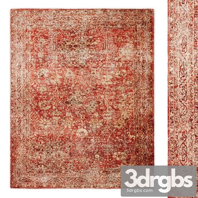 Almira hand-knotted wool rug rh 3dsmax Download