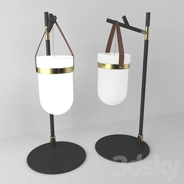 Almon lamp Aromas del campo 3DS Max Model