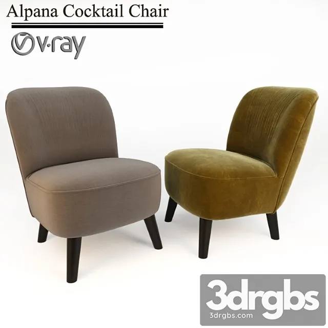 Alpana Cocktail Chair 3dsmax Download