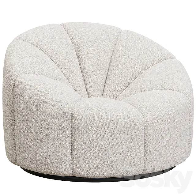 Alpha Club Chair _ Pierre Paulin 3ds Max