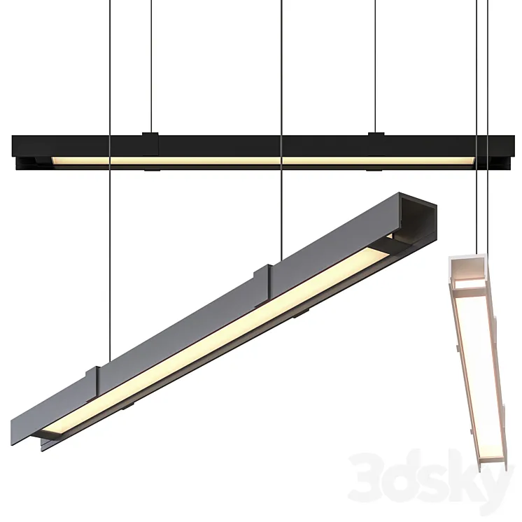 Alpha Linear Suspension Light By Kuzco Lighting 3DS Max