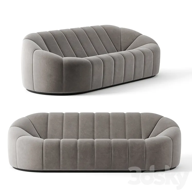 Alpha sofa by Pierre Paulin 3DS Max