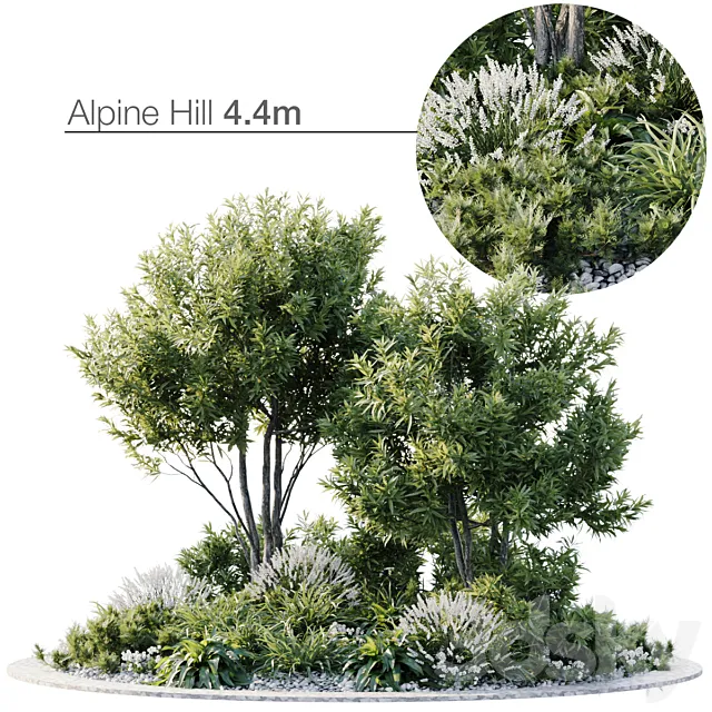 Alpine Hill 6.1 3DS Max Model