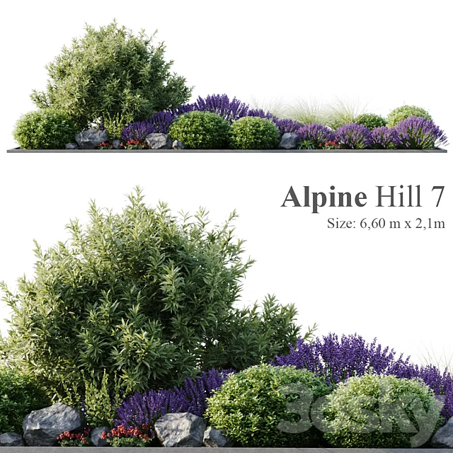 Alpine Hill 7 3ds Max