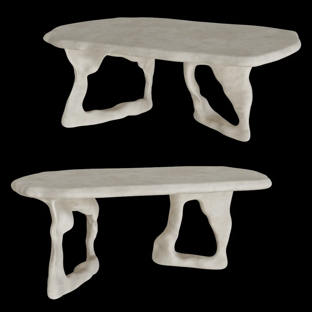 Alt-S – Dining table Bionica 3ds Max