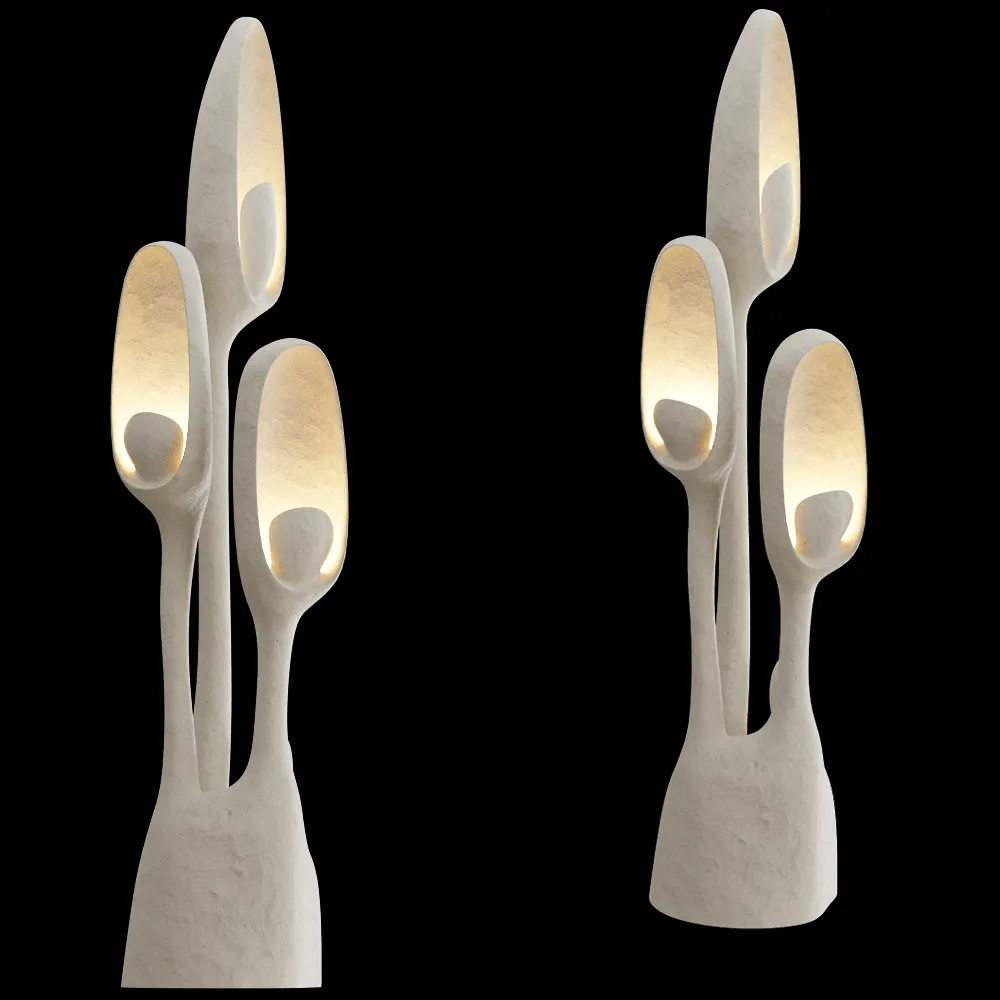 Alt-S – Floor lamp Calla 3ds Max