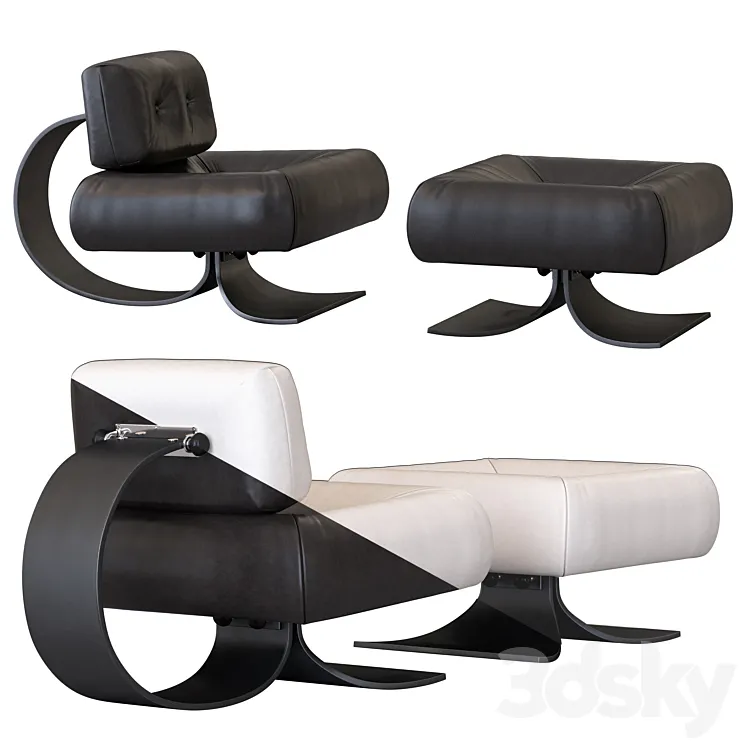 Alta lounge chair 3DS Max