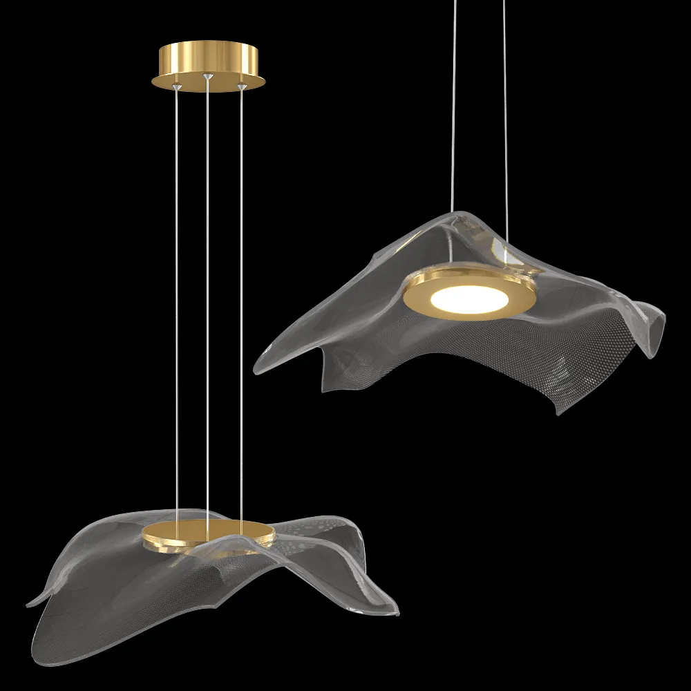 Altavola Design – Pendant lamp LA101/P2 gold 3ds Max