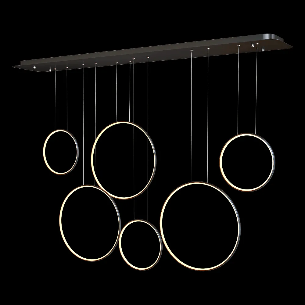 Altavola Design – Pendant lamp Rings LLA076P 3ds Max