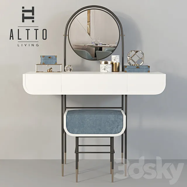 altto cosmoc dress table dressing table 3DS Max Model