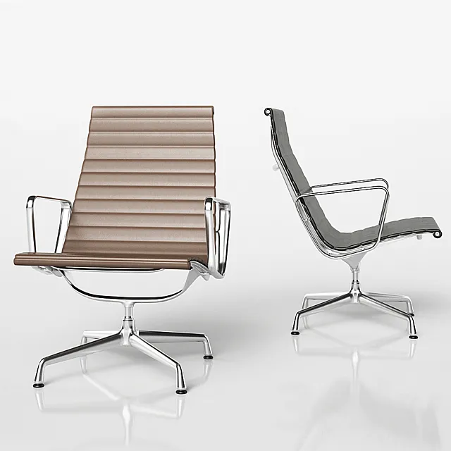 Aluminium Chair EA 115 3DSMax File