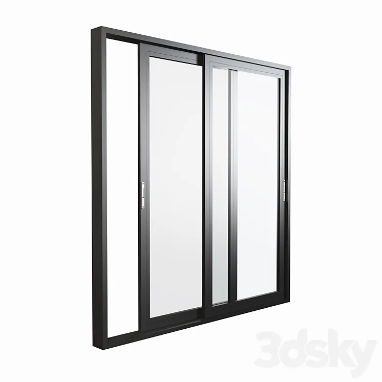 Aluminium Sliding Door & Window 3DS Max
