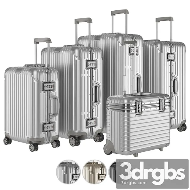 Aluminium Suitcase Rimowa Collection 3dsmax Download