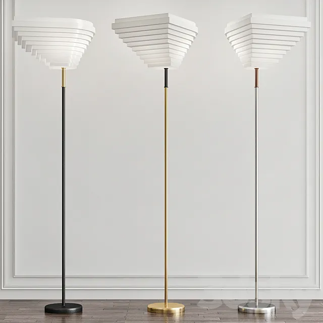 Alvar Aalto – Floor Lamp by Alvar Aalto 3DSMax File