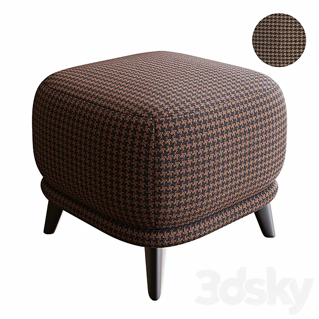 AM.PM Odalie pouf design by E. Gallin 3DS Max Model