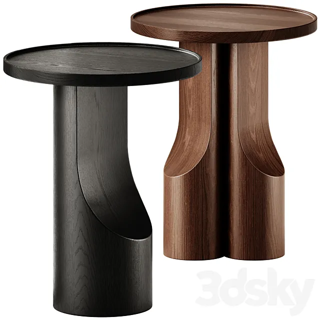 AM PM Stigido Round Side Tables set 3 3ds Max