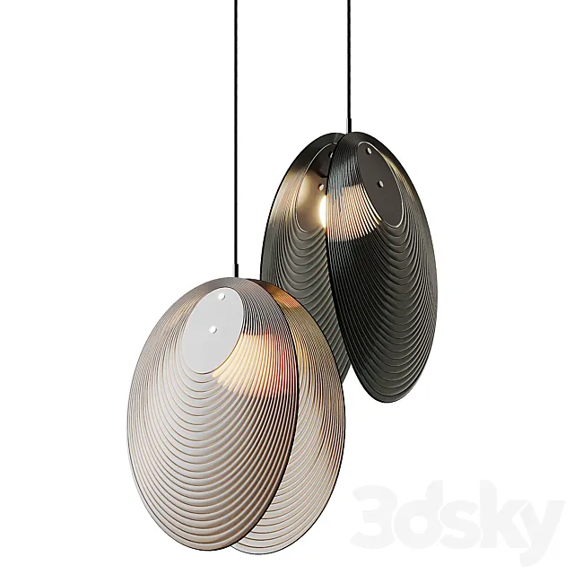 AMA crystal pendant lamp from Bomma 3ds Max