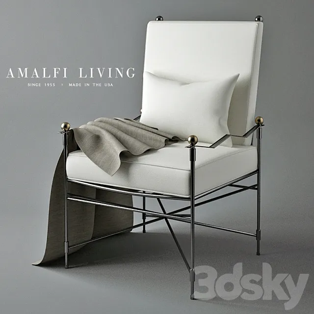 Amalfi lounge chair 3ds Max