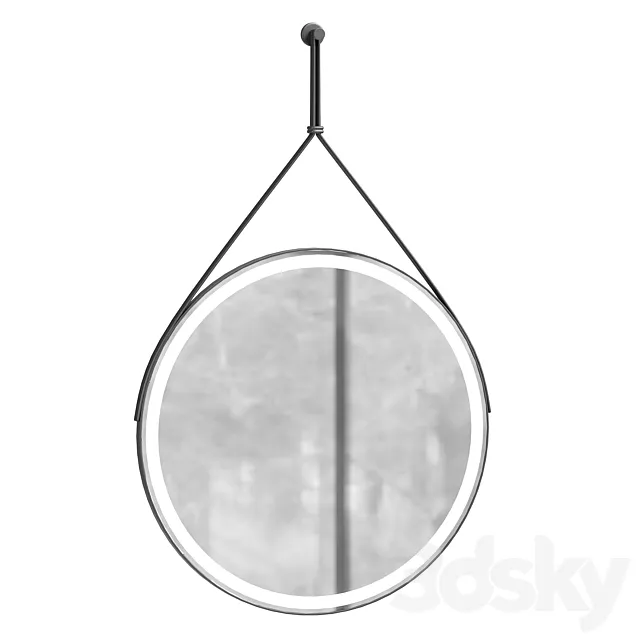 Amara Bainbridge 600mm Round LED Mirror With Demister Pad 3ds Max