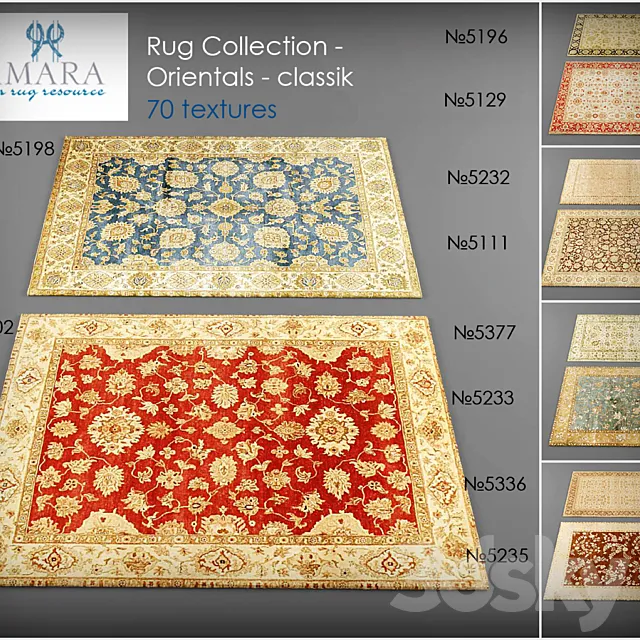 Amara Rug. Collection – Orientals 3DSMax File