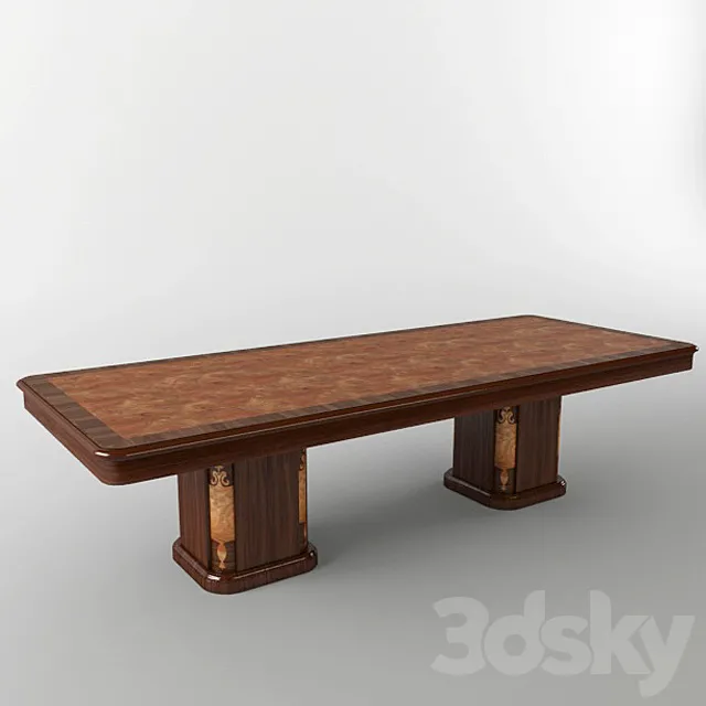 Ambassador conference table 3DS Max Model