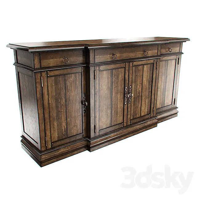 Ambella Home Collection Aspen Sideboard 3DSMax File