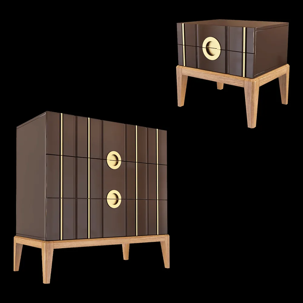 Ambicioni – Linen chest of drawers and bedside table Bernetto 3ds Max