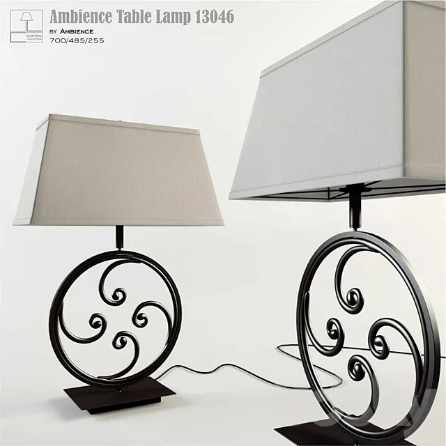 Ambience Table Lamp 13046 3ds Max