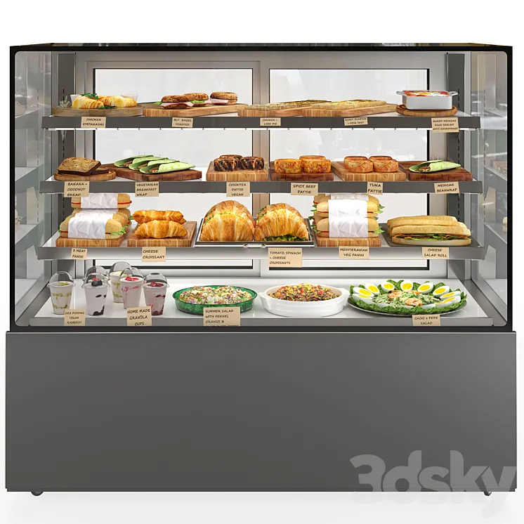 Ambient Food Display 3DS Max