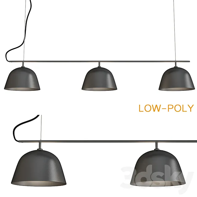 Ambit Rail Lampada a Sospensione Muuto 3ds Max