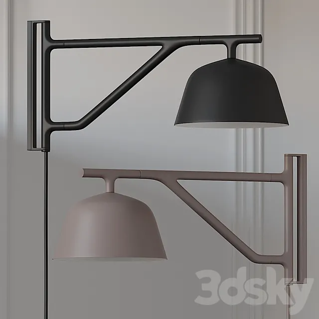 Ambit Wall Sconce by Muuto 4 Colors 3DSMax File