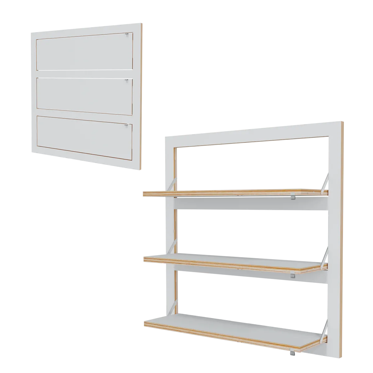 AMBIVALENZ – Fläpps 3 Folding Shelves FL080002 3ds Max