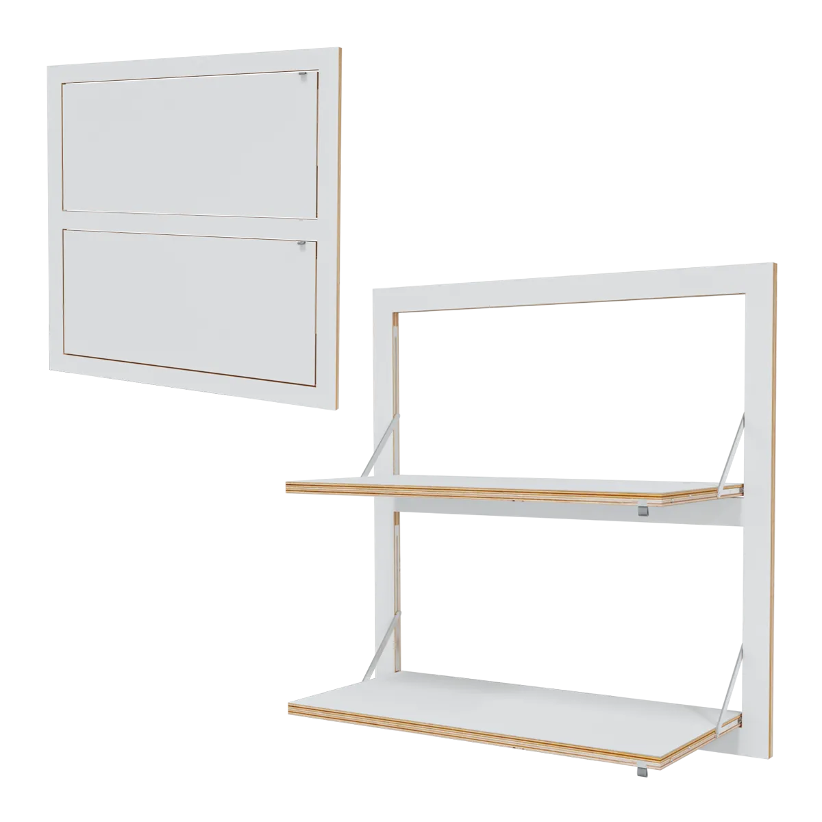 AMBIVALENZ – FLÄPPS wall-mounted shelf – FL220002 3ds Max