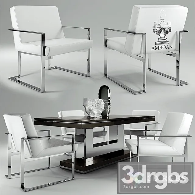 Amboan Event Table and Chair 3dsmax Download