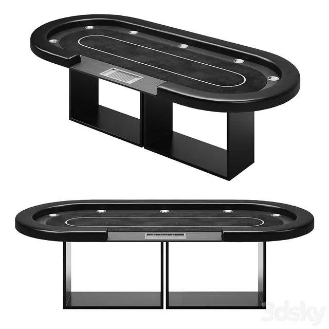 Ambrosia Poker Table by Elevate Customs 3dsMax Model