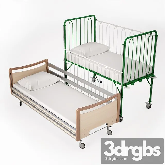 Ambulatory Bed Adult Nursery 3dsmax Download