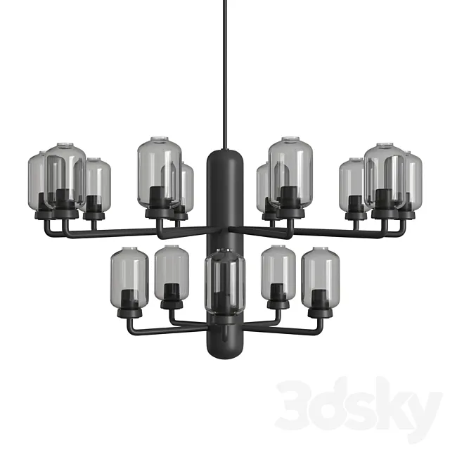 Amp chandelier 3DS Max Model