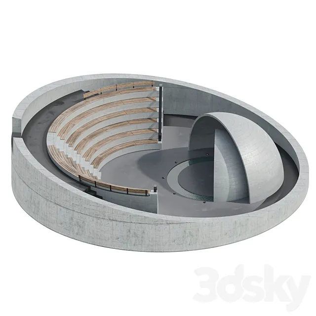 Amphitheater 3DS Max Model