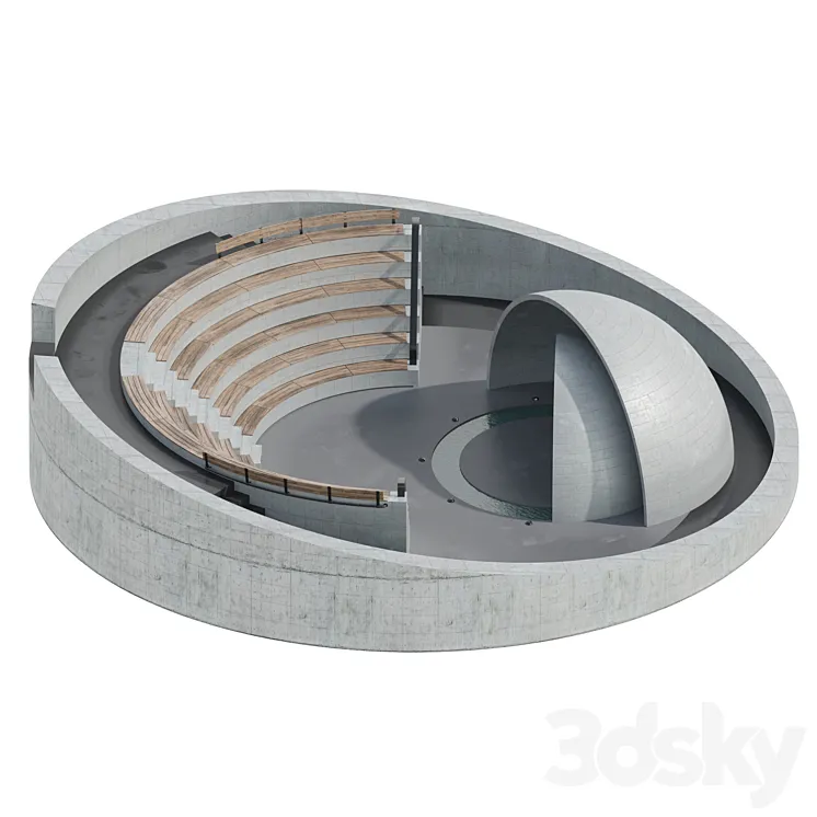 Amphitheater 3DS Max