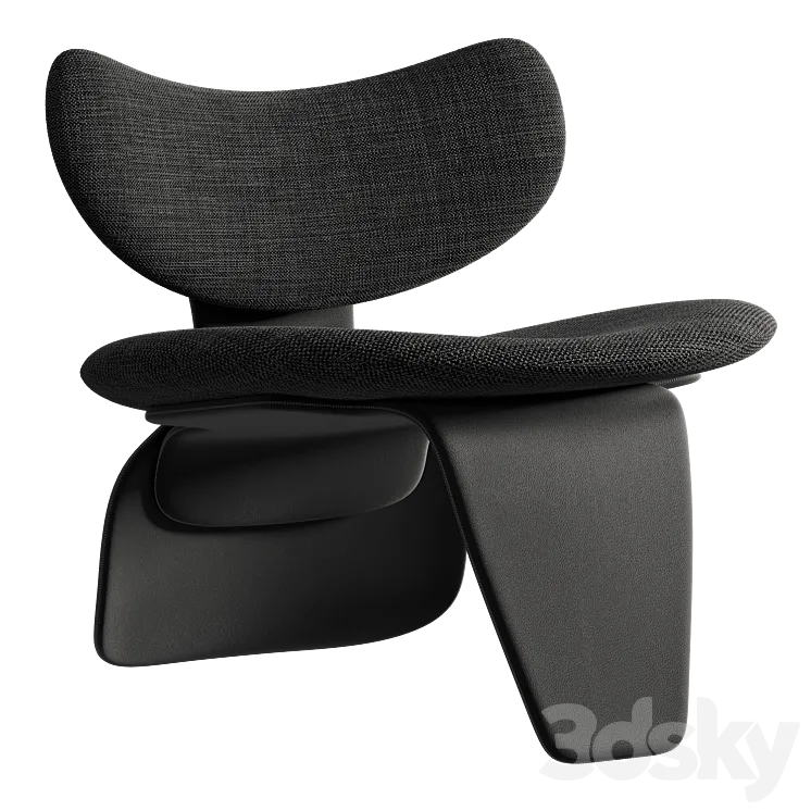 Ampulheta armchair by Mauricio Coelho 3DS Max Model