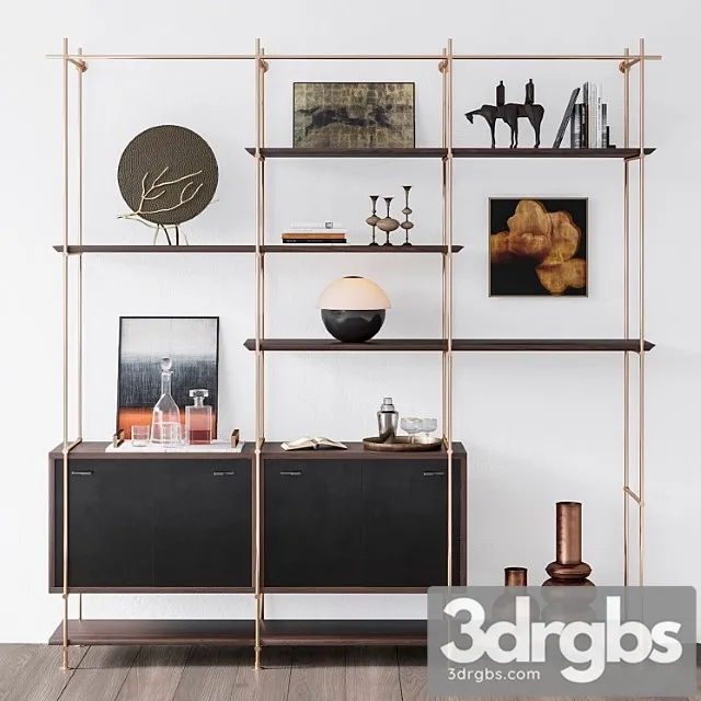Amuneal 3 bay collector’s shelving unit