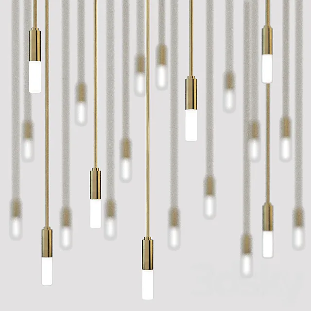 Amuneal Drop Light American Street Showroom 3ds Max