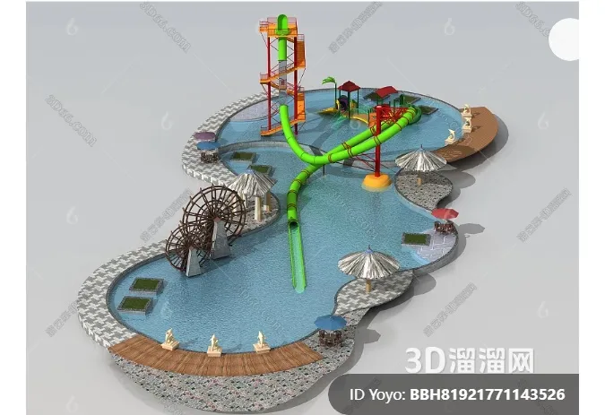 Amusement Park for Kid – 3D Model – 002