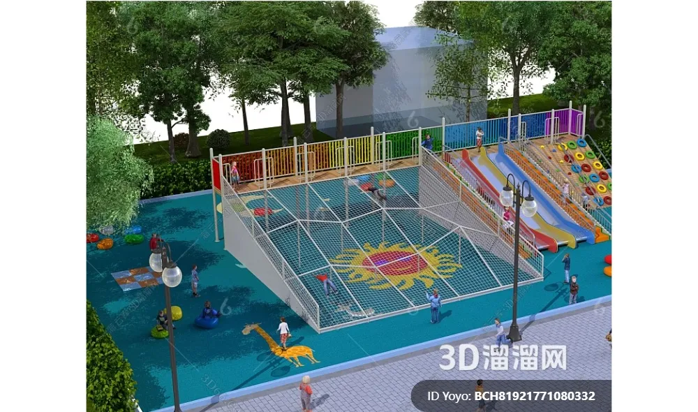 Amusement Park for Kid – 3D Model – 003