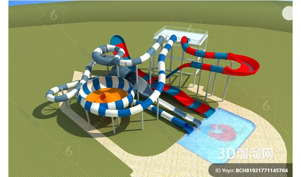 Amusement Park for Kid – 3D Model – 004